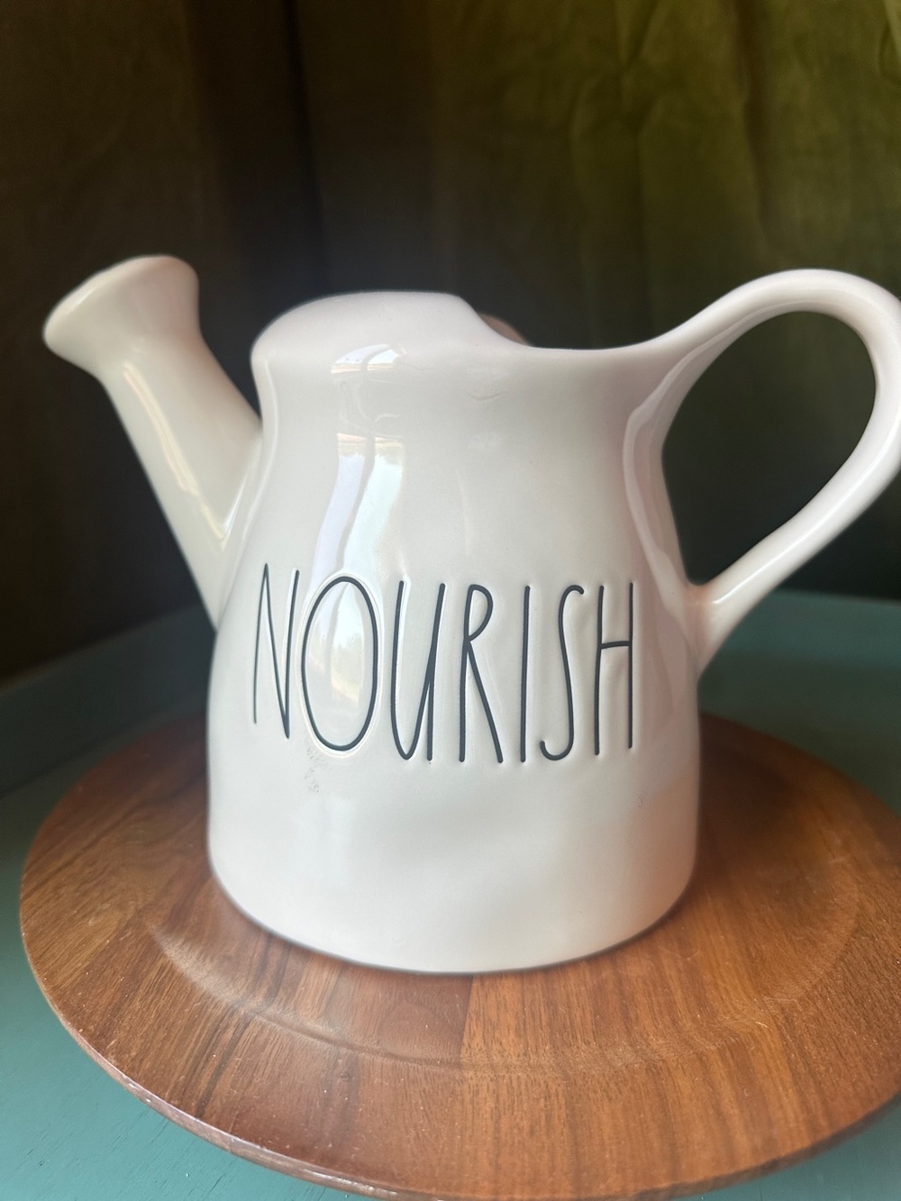 Rae Dunn Artisan Collection Ceramic Piece - White with Black Text